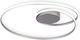 Sun Light Penda Ceiling Mount Light 60cm Silver with Integrated LED