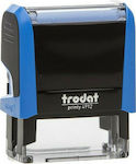 Trodat Printy 4912 Rectangular Self-Inking Text Stamp with Black Ink