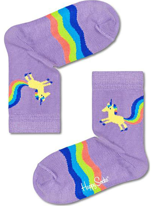 Happy Socks Kindersocken Kniehohe Kids Lila Happy Socks Kindersocken Kniehohe Kids Lila