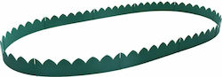 vidaXL Garden Border Plastic Garden Border in Green Color 15x65cm