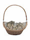 vidaXL Wooden Firewood Basket 57x46.5x52cm Brown