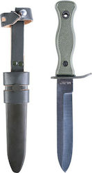 Mil-Tec Knife Silver with Blade made of Stainless Steel in Sheath