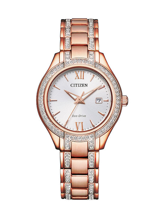 Citizen Watch with Pink Gold Metal Bracelet