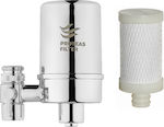 Proteas Filter Φίλτρο Νερού Βρύσης Inox Ενεργός Άνθρακας με Έξτρα Ανταλλακτικό Φίλτρο EW-011-0100