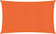 vidaXL Square Shade Sail Orange 4.5x4.5m 160gr/...