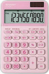 Sharp EL-M335 Taschenrechner 10 Ziffern in Rosa Farbe