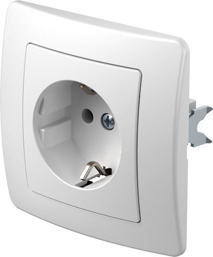 TEM Power Socket White 1pcs
