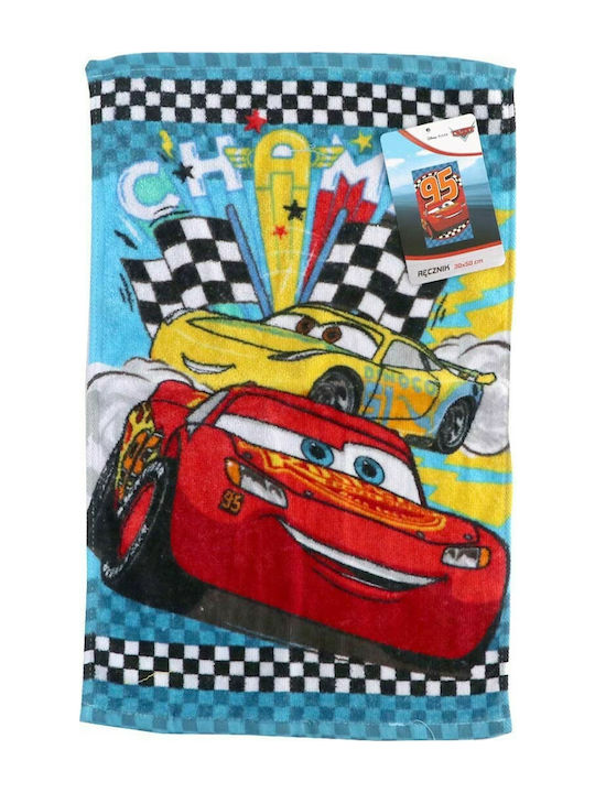 Disney Cars Βρεφική Πετσέτα Προσώπου/Χεριών Μπλε