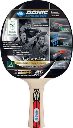 Donic Legends Line Level 900 Rachetă Ping Pong pentru Jucători de Nivel Competitiv