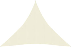 vidaXL Dreieckig Sonnensegel Beige 3m