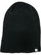 Skully Beanie Ανδρικός Σκούφος με Rib Πλέξη σε Μαύρο χρώμα