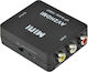 AvLink RCA Weiblich zu HDMI Weiblich Konverter 1 Stück 128.511UK