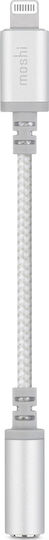 Moshi Integra Μετατροπέας Lightning male σε 3.5mm female Ασημί 1τμχ