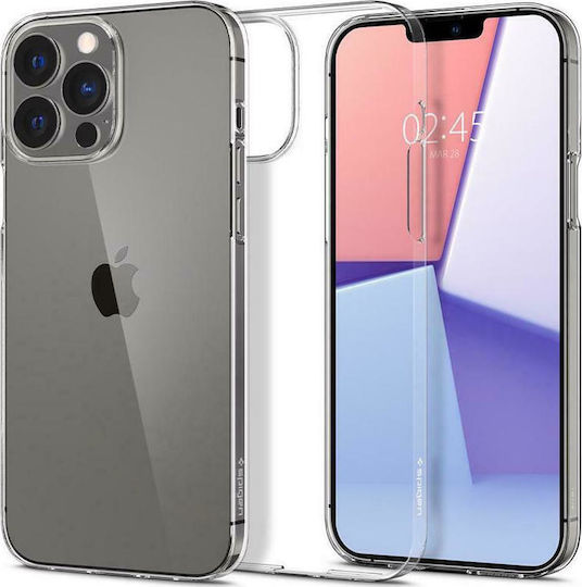 Spigen AirSkin Umschlag Rückseite Silikon 0.4mm Transparent (iPhone 13 Pro Max)