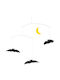 Flensted Mobiles Kids Room Decorative Mobile Animals Black Bats 34εκ.