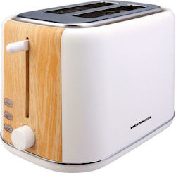 Heinner Toaster 2 Slots 800W White Heinner Toaster 2 Slots 800W White