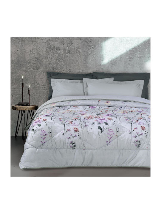 Das Home Πάπλωμα Μονό 160x240εκ. 4783 Γκρι / Λιλά
