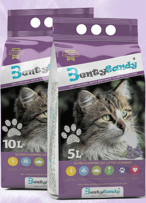 Bentysandy Clumping Odour Control Cat Litter Lavender 10lt 4086