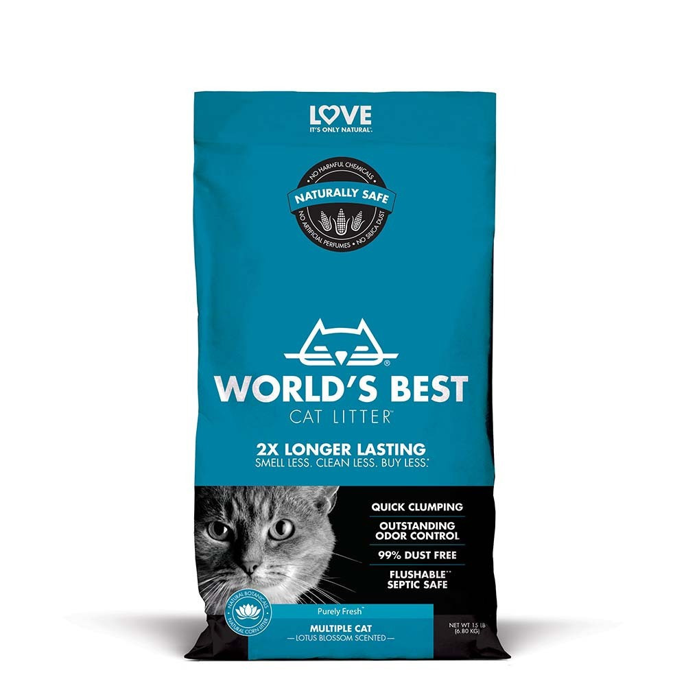 World’s Best Cat Litter Original Multiple Cat Άμμος Γάτας Lotus Flower