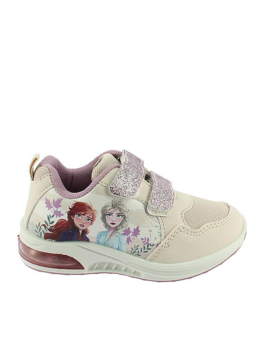 FR003415 Παιδικά Sneakers με Σκρατς Μπεζ