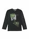 Kids' Shirt Long Sleeve Black