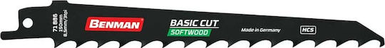 Benman 71879 Blade Basic Cut for Wood 300mm 5pcs