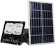 Lucas Waterproof Solar LED Floodlight 300W Cold White 6400K with Remote Control IP66