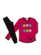 Minerva Παιδική Πιτζάμα Χειμωνιάτικη Φούξια Girls 61885436