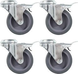 vidaXL 277856 Rotating Wheels made of Rubber 8 ...