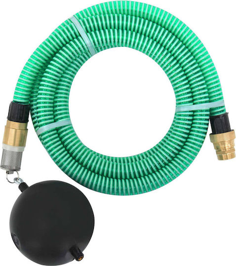 vidaXL 151053 Tubing Suction Green with Brass Connectors 25m 25mm