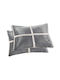 Guy Laroche Astra Σετ Μαξιλαροθήκες Φανελένιες Anthracite 50x70εκ.