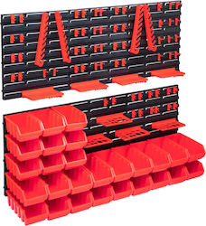 vidaXL Plastic Tool Bin Organiser