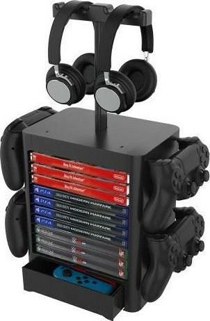 Charging Station for 4 controllers Black