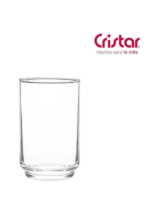 Cristar Beverage Glas Wasser aus Glas 353ml 1Stück