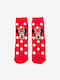 Disney Girls Knee-High Socks Red