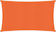 vidaXL Square Shade Sail Orange 5x5m 160gr/m²