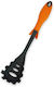 Espiel Deep Pasta Spoon Colander Nylon Orange 7.5cm