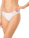 Damen Slip mit Spitze Weiß