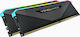 Corsair Vengeance RGB RT 16GB DDR4 RAM with 2 Modules (2x8GB) and 3600 Speed for Desktop