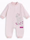 Beboulino Bambi Babystrampler Langärmliges Rosa