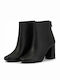 Clarks Sheer85 Leather Women's Ankle Boots with High Heel Black