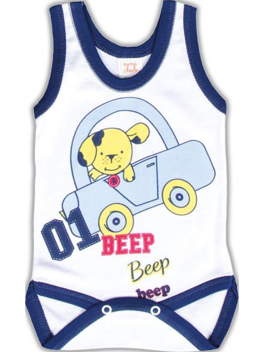 Nina Club Beep Beep Beep Ärmellos Marineblau