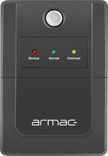 Armac H/850F/LED UPS Line-Interactive 850VA με 2 Schuko Πρίζες