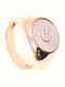 Oxette Ring with Zircon Gold Plated
