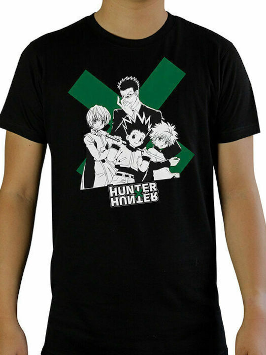 Abysse Hunter x Hunter T-shirt Μαύρο Βαμβακερό