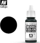 Acrylicos Vallejo Model Model Making Paint Black 17ml 70.950
