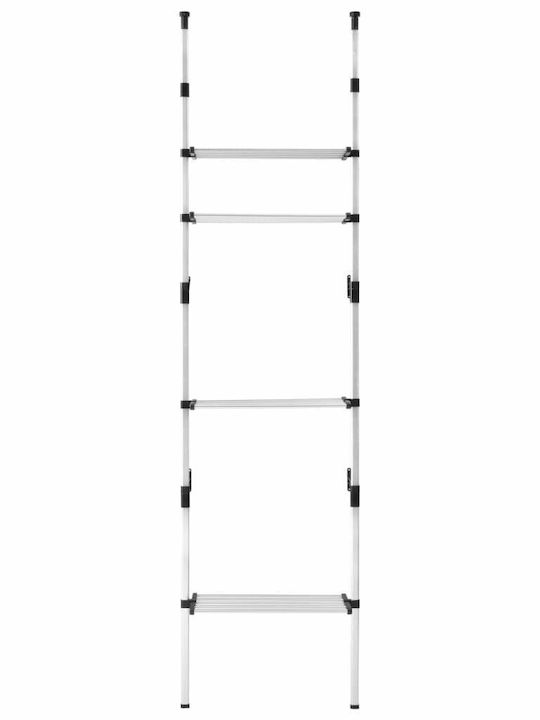 vidaXL Garment Rack Metallic In Silver Colour