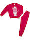Minerva Pijama pentru copii De iarnă Fuchsia Cat Power