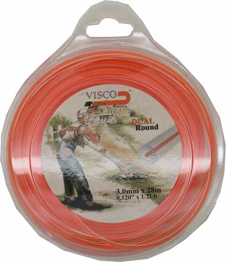 Visco Parts 3029 Μεσινέζα Στρογγυλή Μήκους 28m και Πάχους 3mm