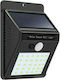 Wasserdichter Solar LED Flutlichter 14,5W mit Bewegungssensor und Fotowiderstand IP64